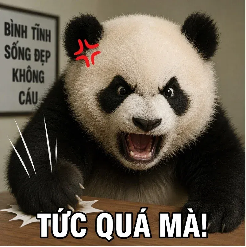 100+ ảnh meme gấu trúc hài hước, đáng yêu