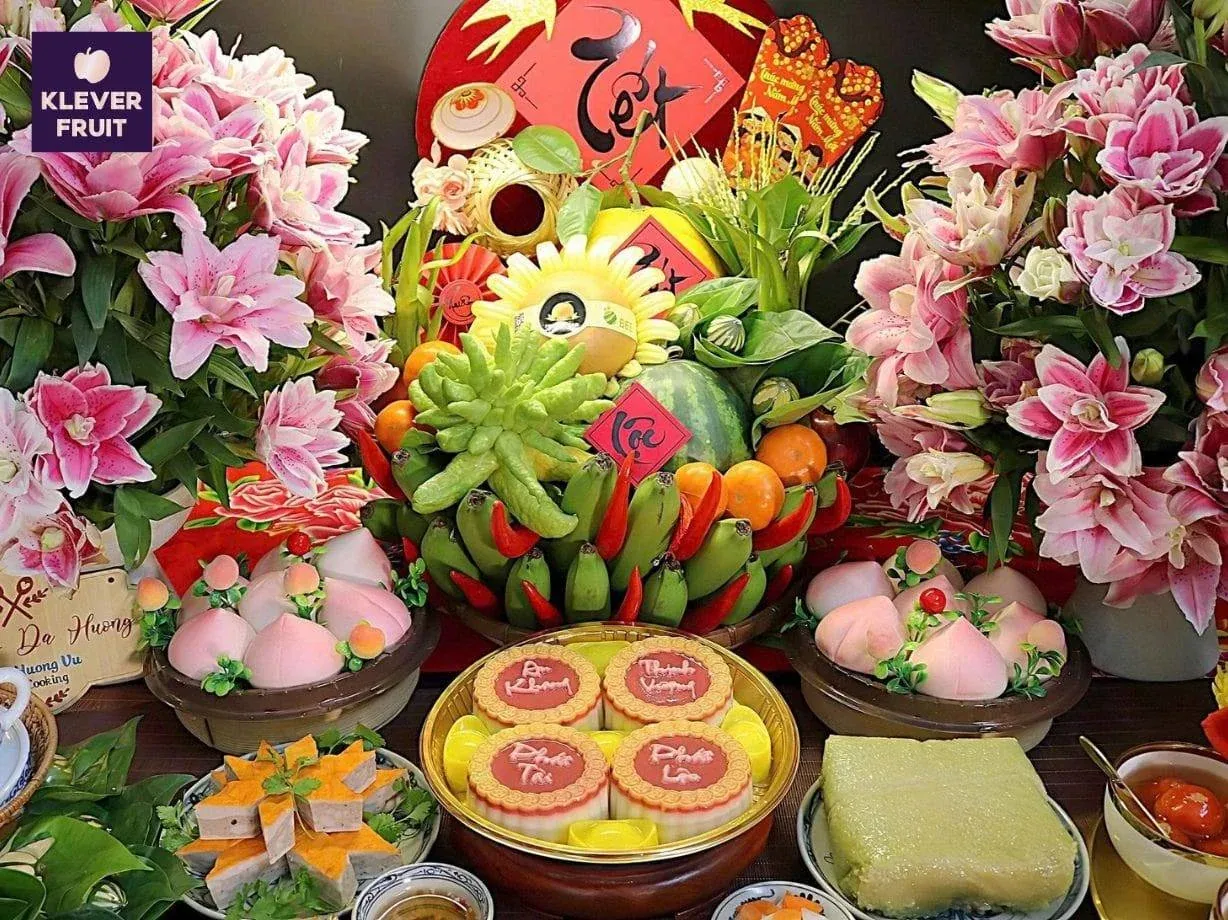 30+ hình ảnh mâm ngũ quả đẹp nhất rực rỡ sắc Tết