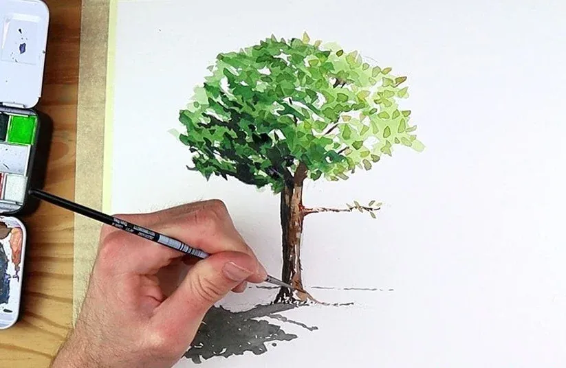 Bí Kíp Biến Lá Cây Vẽ Như Thật Chỉ Sau Một Đêm Tự Học