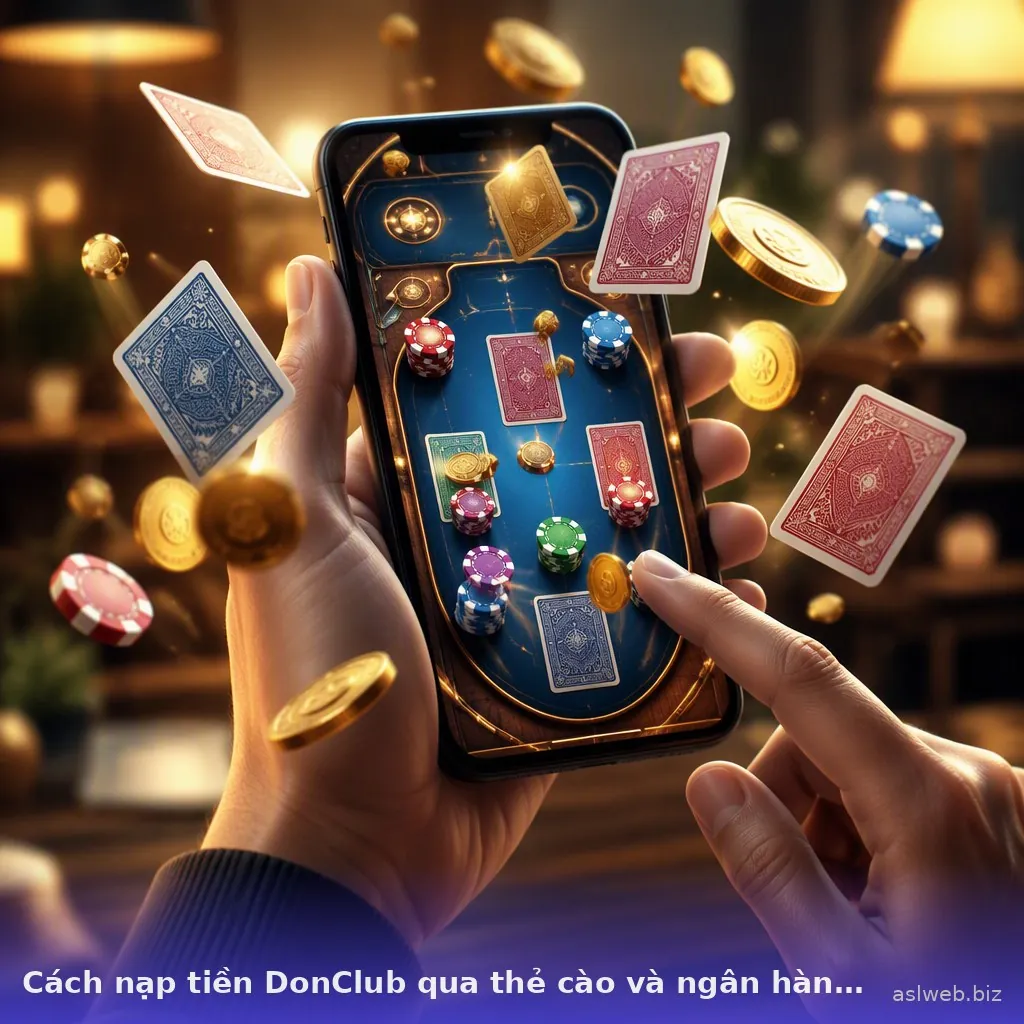Cách nạp tiền DonClub qua thẻ cào và ngân hàng — donclub · ảnh 3