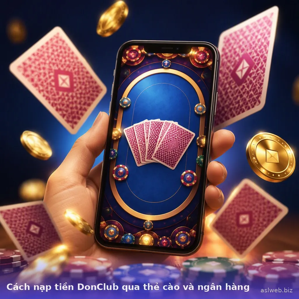Cách nạp tiền DonClub qua thẻ cào và ngân hàng