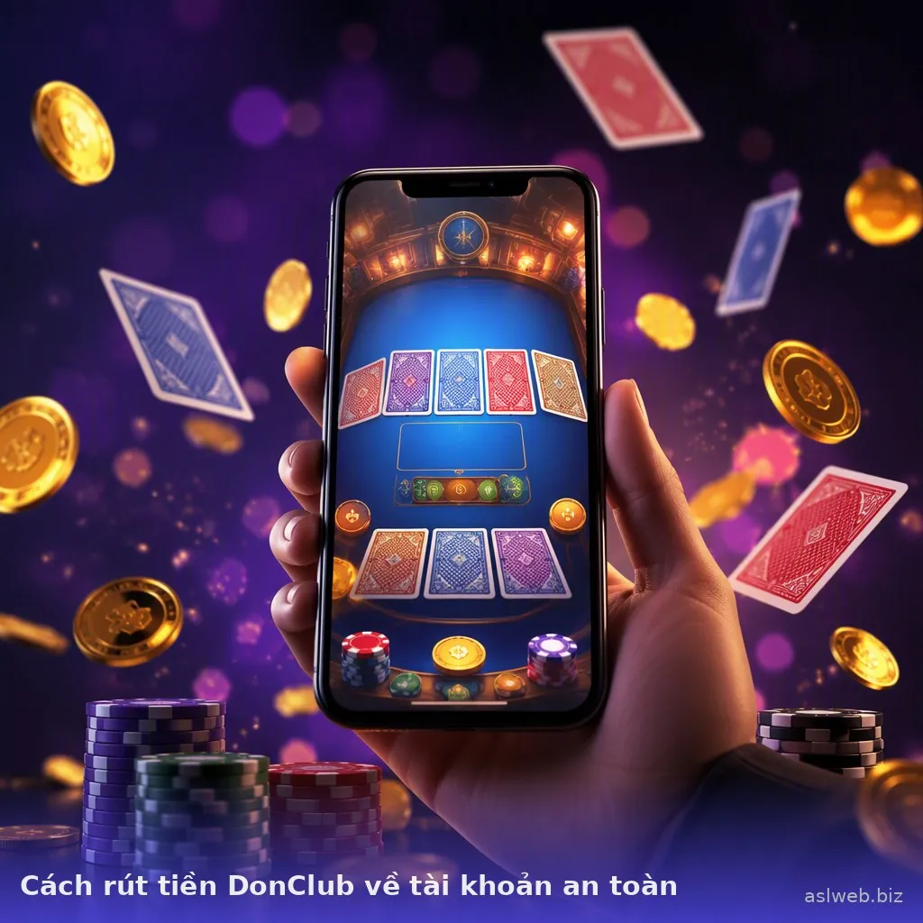 Cách rút tiền DonClub về tài khoản an toàn