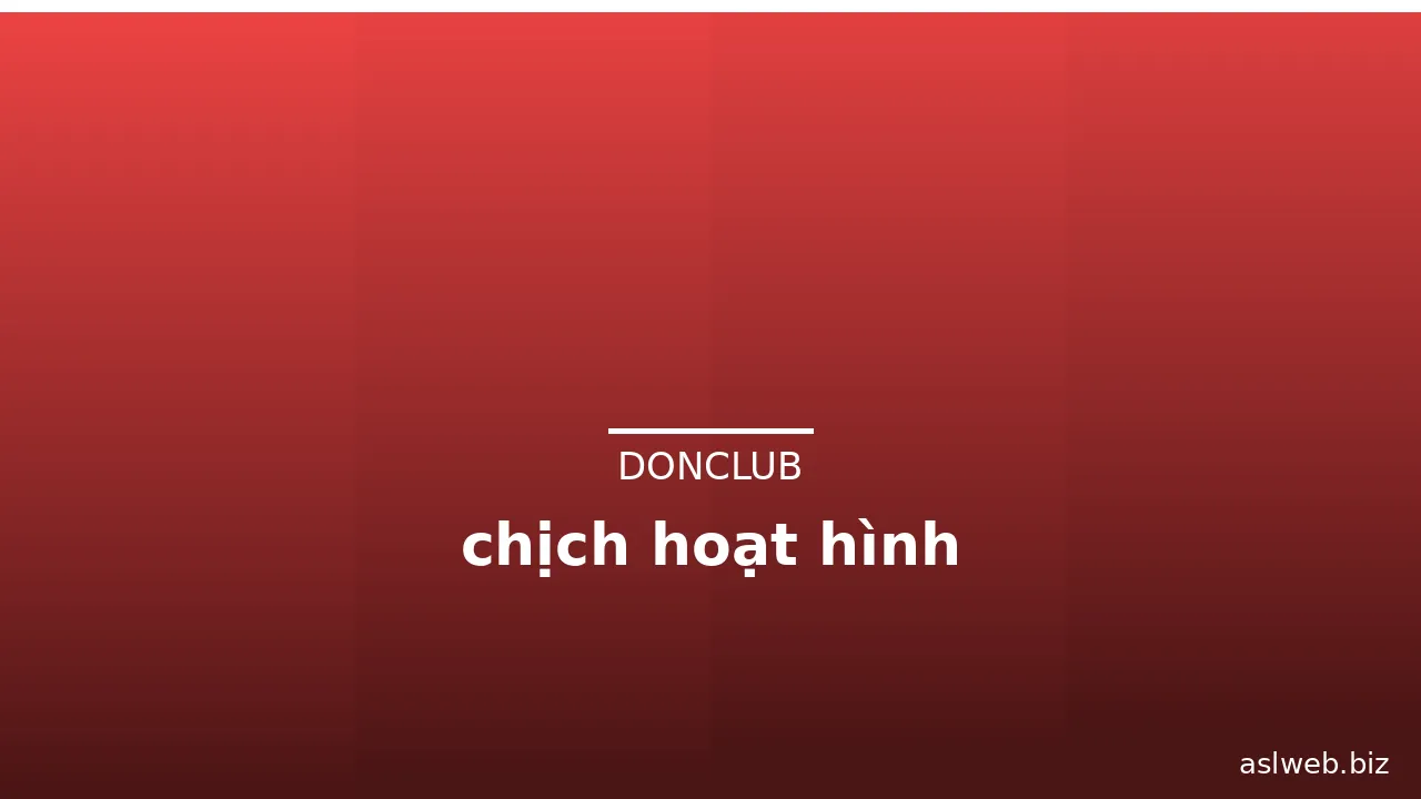 chịch hoạt hình
