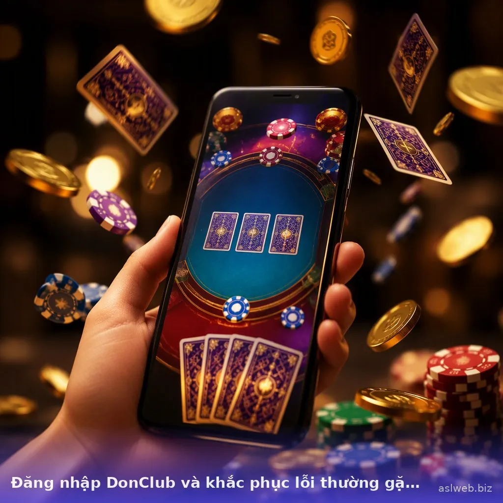 Đăng nhập DonClub và khắc phục lỗi thường gặp — donclub · ảnh 1