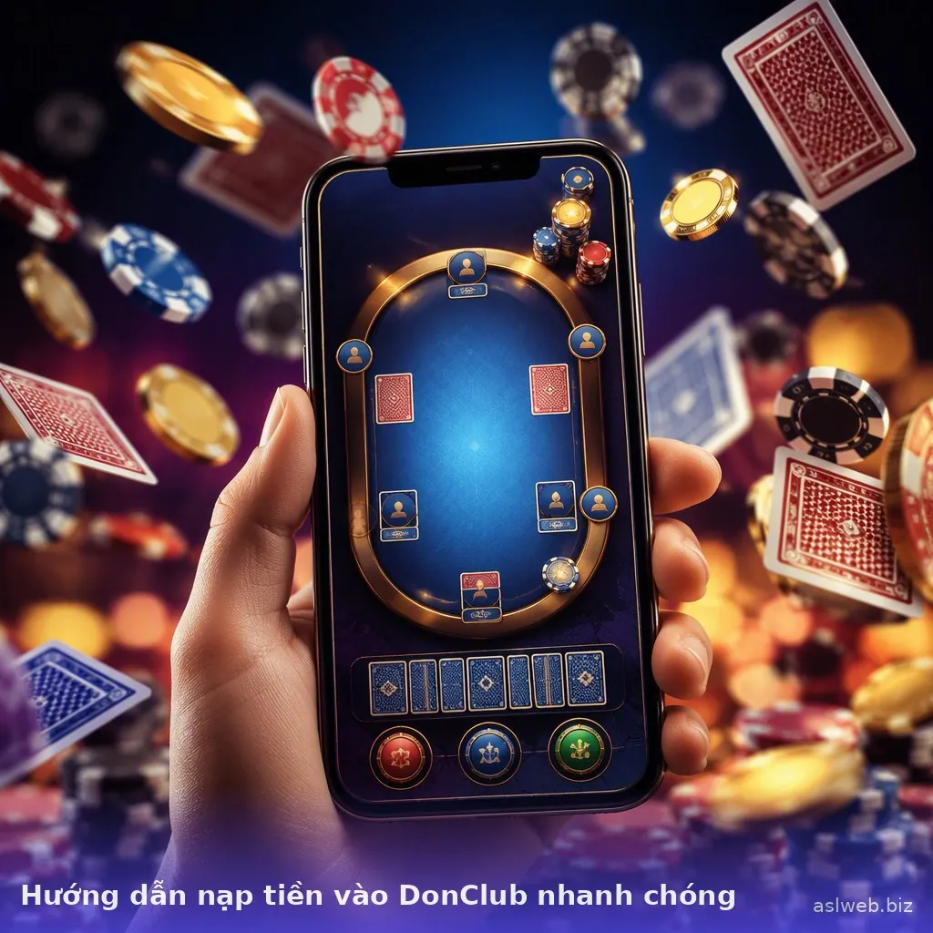 Hướng dẫn nạp tiền vào DonClub nhanh chóng