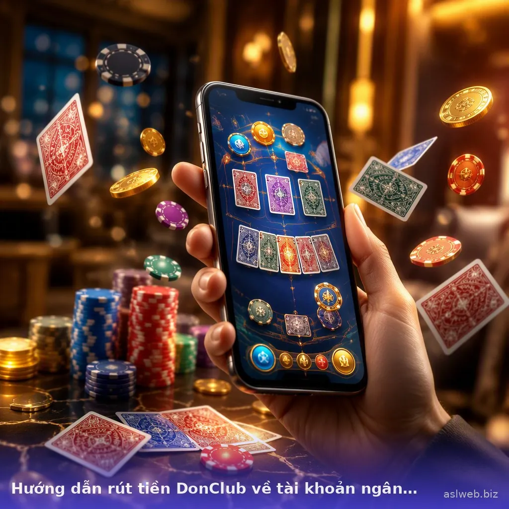 Hướng dẫn rút tiền DonClub về tài khoản ngân hàng — donclub · ảnh 1