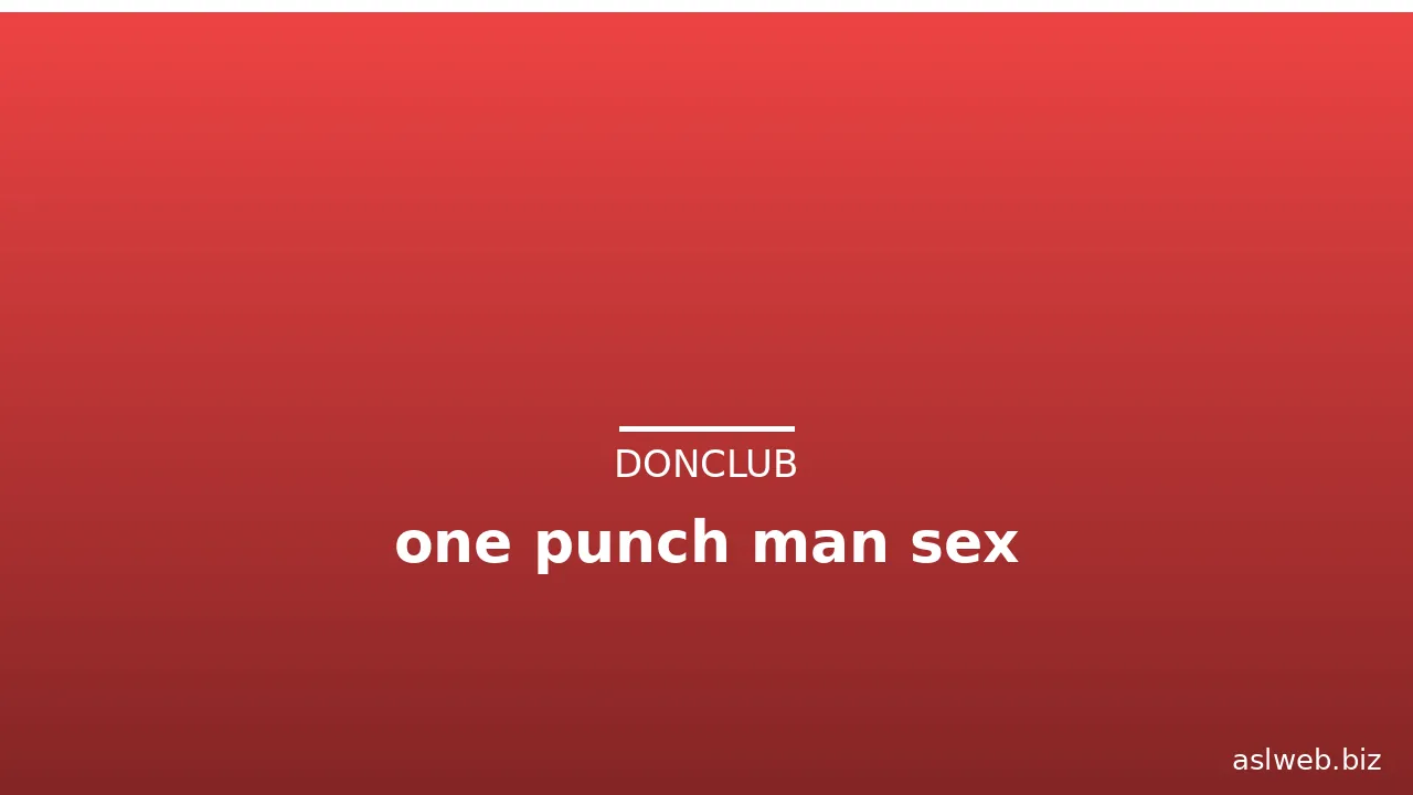 one punch man sex · ảnh 1