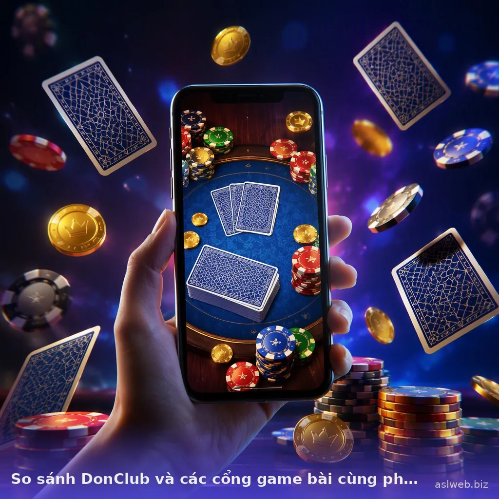 So sánh DonClub và các cổng game bài cùng phân khúc