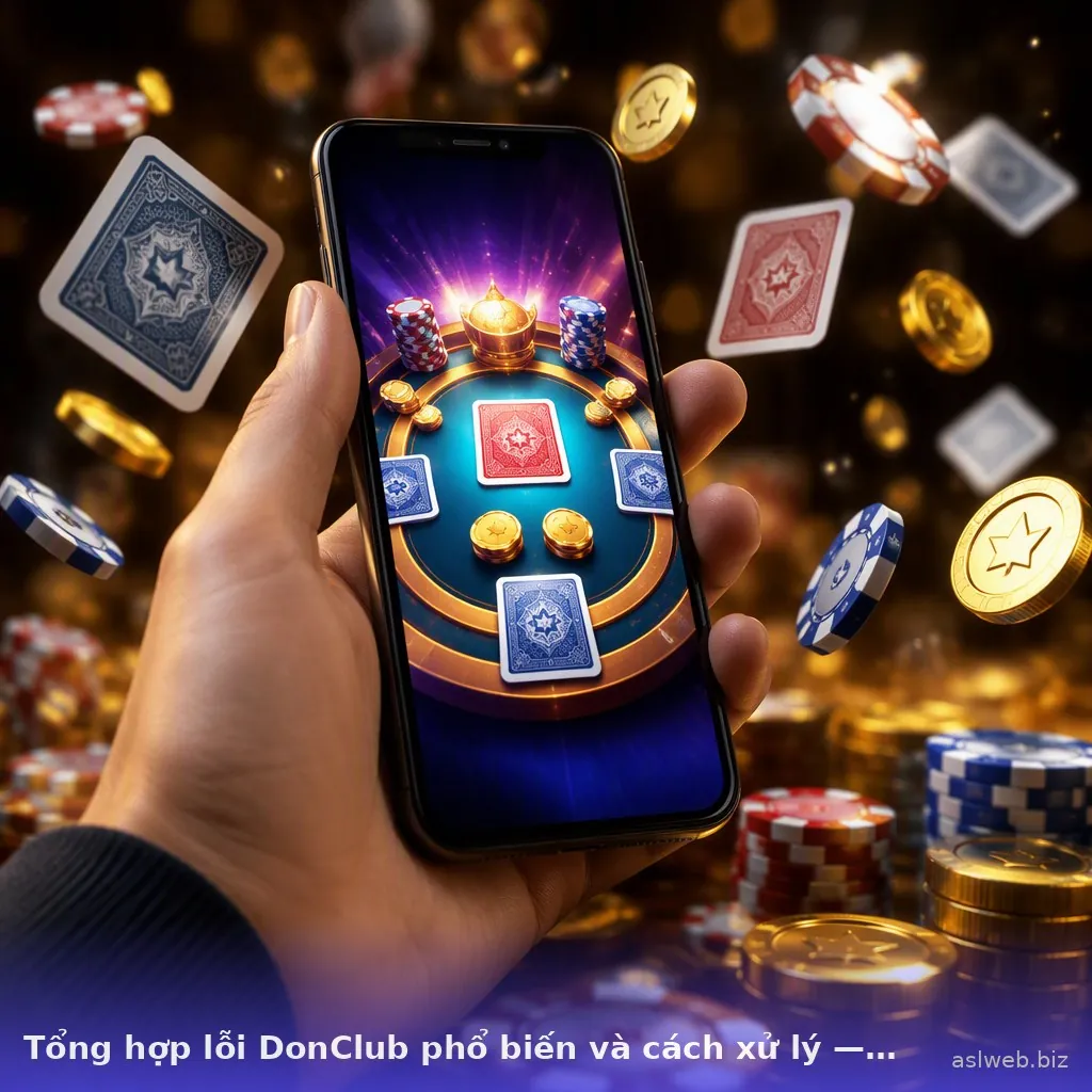 Tổng hợp lỗi DonClub phổ biến và cách xử lý — donclub · ảnh 1