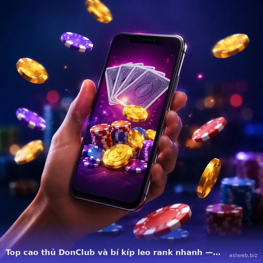 Top cao thủ DonClub và bí kíp leo rank nhanh — donclub · ảnh 1