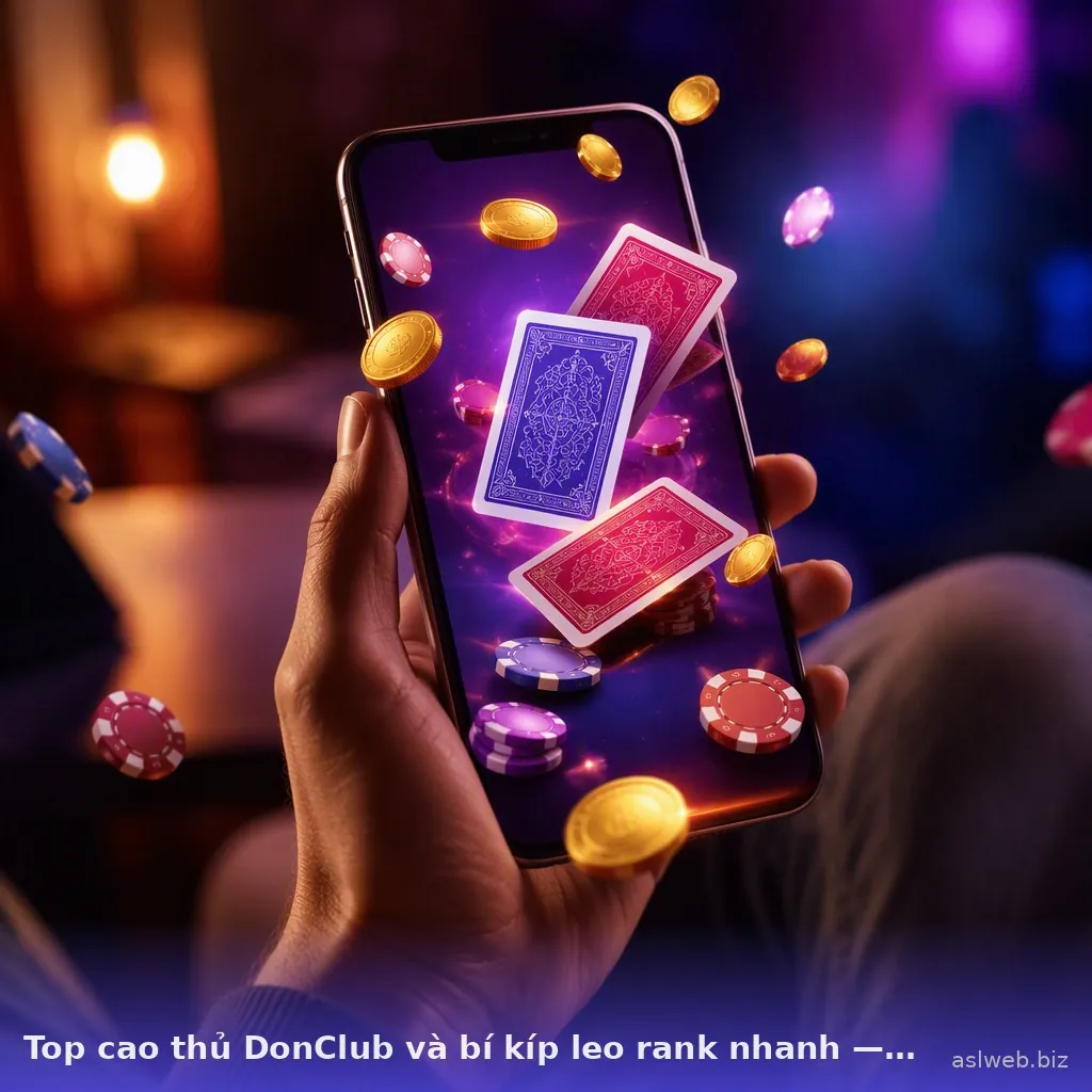 Top cao thủ DonClub và bí kíp leo rank nhanh — donclub · ảnh 2